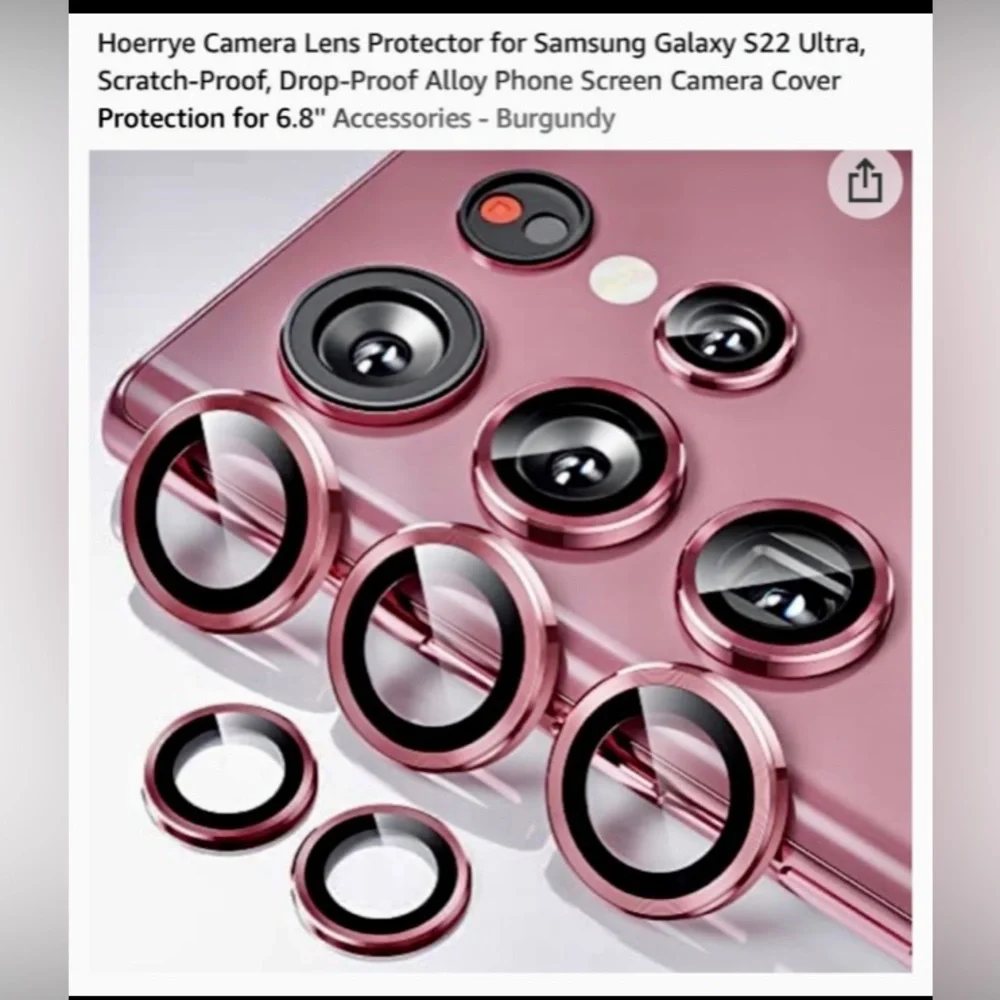 Galaxy S22 lens protector